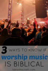 There are 3 ways we can determine if worship music in the church is biblical or not, and whether or not it meets Jesus' command to worship Him in Spirit and in truth.