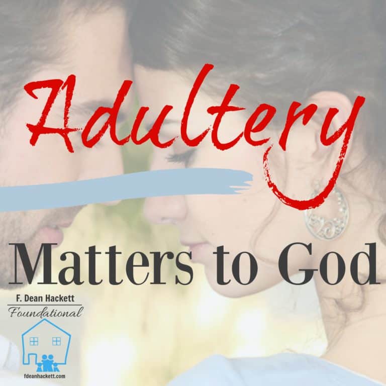 Adultery Matters to God