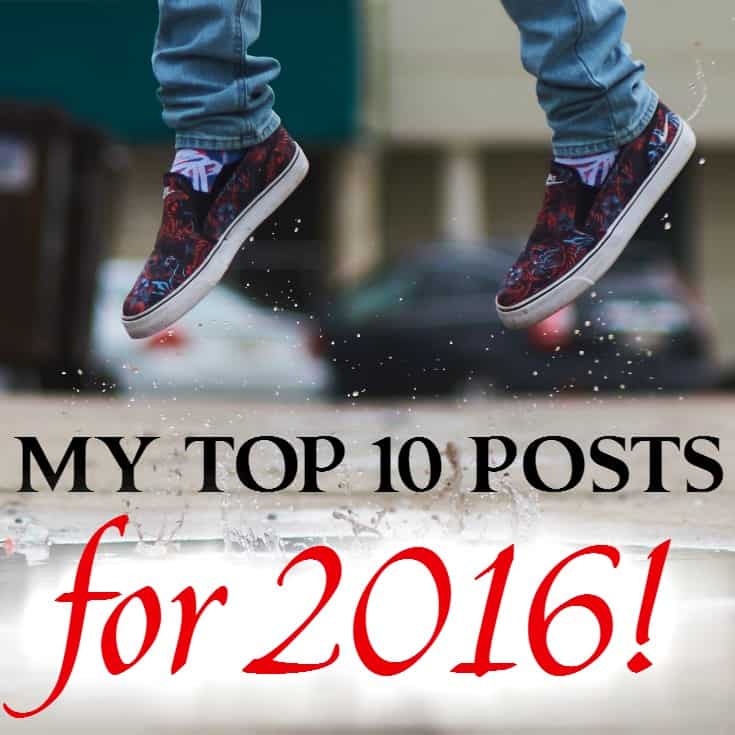 My Top 10 Posts for 2016