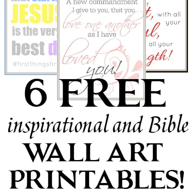 6 Free Inspirational Printables