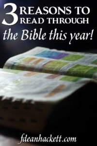 If you haven't read through the Bible yet, here are three reasons why you should start this year!