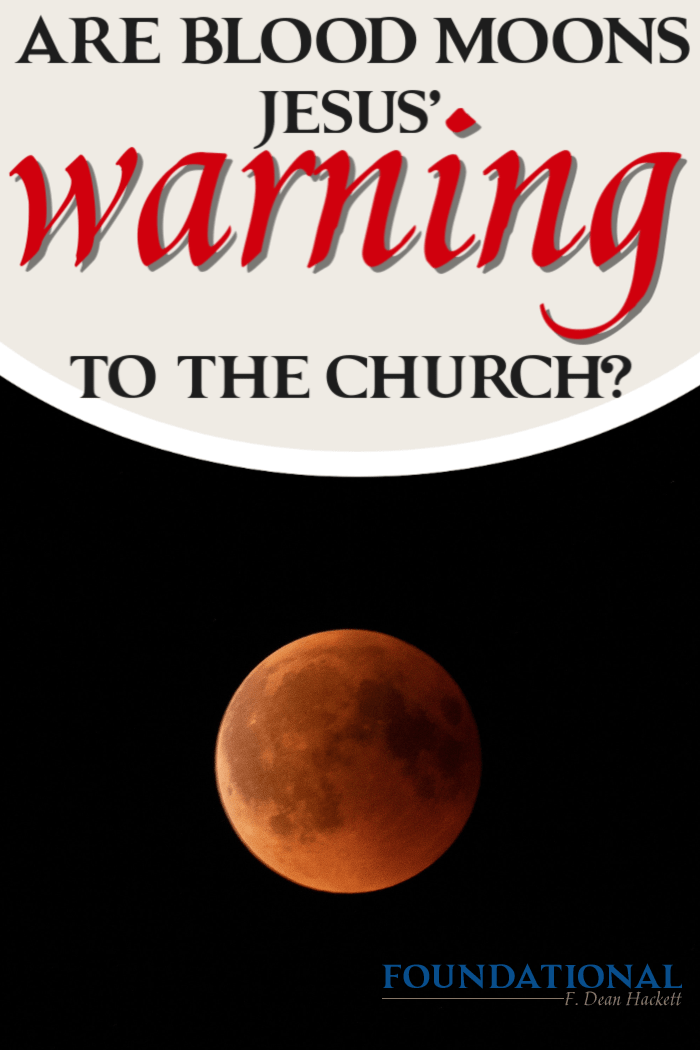 Since 2014 we've witnessed several blood moons that correspond with major Jewish events and holidays. Are blood moons Jesus' warning to the church? #foundational #bloodmoons #eclipse #prophecy #jewishhistory #rapture #Jesussecondcoming