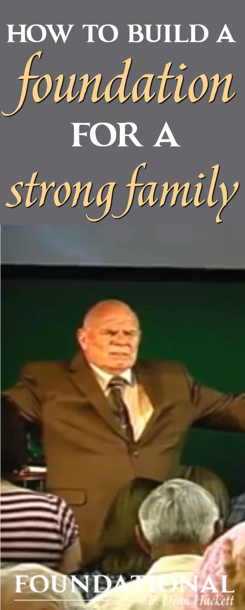 It is hard to have a strong family in today's culture, even in the church. The church is losing the millennial generation and more and more Christians are not convinced about the accuracy of God's Word. Here is how Christian families can build a strong foundation.