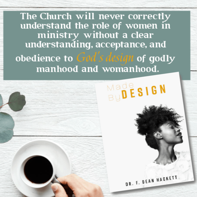 The Church will never correctly understand the role of women in ministry without a clear understanding, acceptance, and obedience to God’s design of godly manhood and womanhood. #alittlerandr #womeninministry #women #genderroles #preach #church