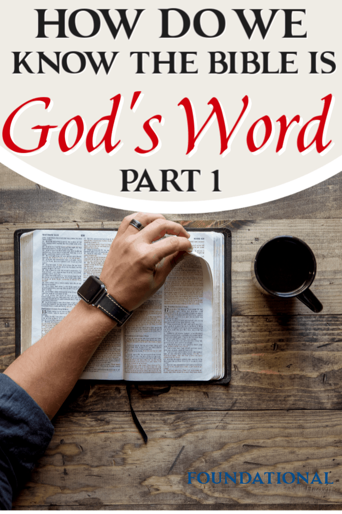 Today's podcast is part one of a 3-part study on how we can be certain that the Bible is God's Word, not just the words of man or historical documentary. #foundational #Bible #God's Word #Gnosticism #Dan Brown #DaVinciCode