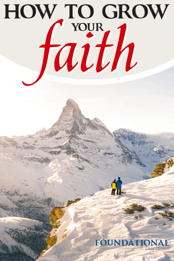 Just like Jesus' disciples, many times we find we don't have the faith to believe for big things, we battle worry and anxiety. Here is how you can grow your faith. #Foundational #podcast #faith #Jesus #Bible