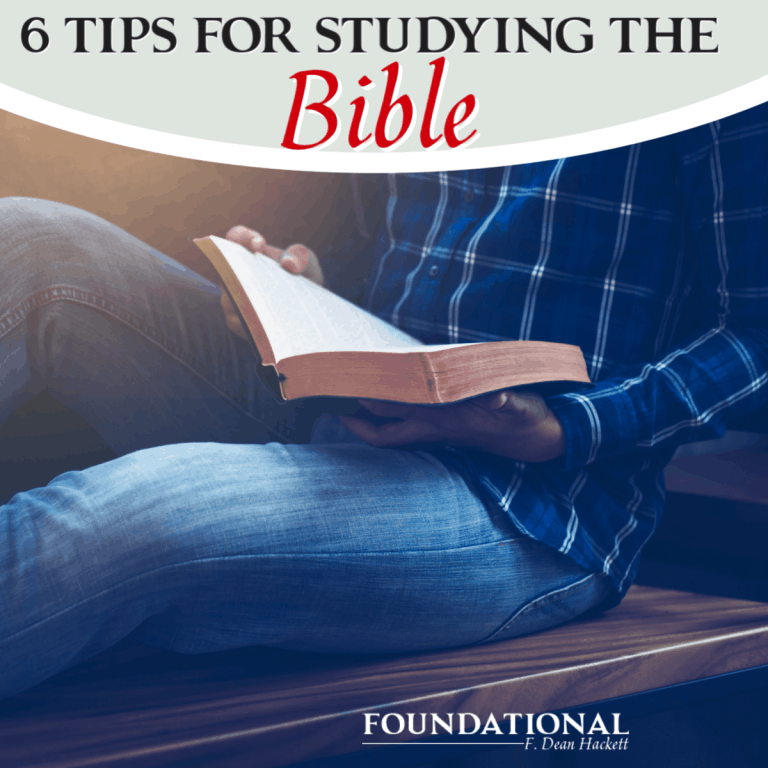 6 Tips for Studying the Bible