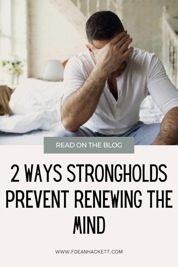 man sitting on the edge of the bed renewing the mind