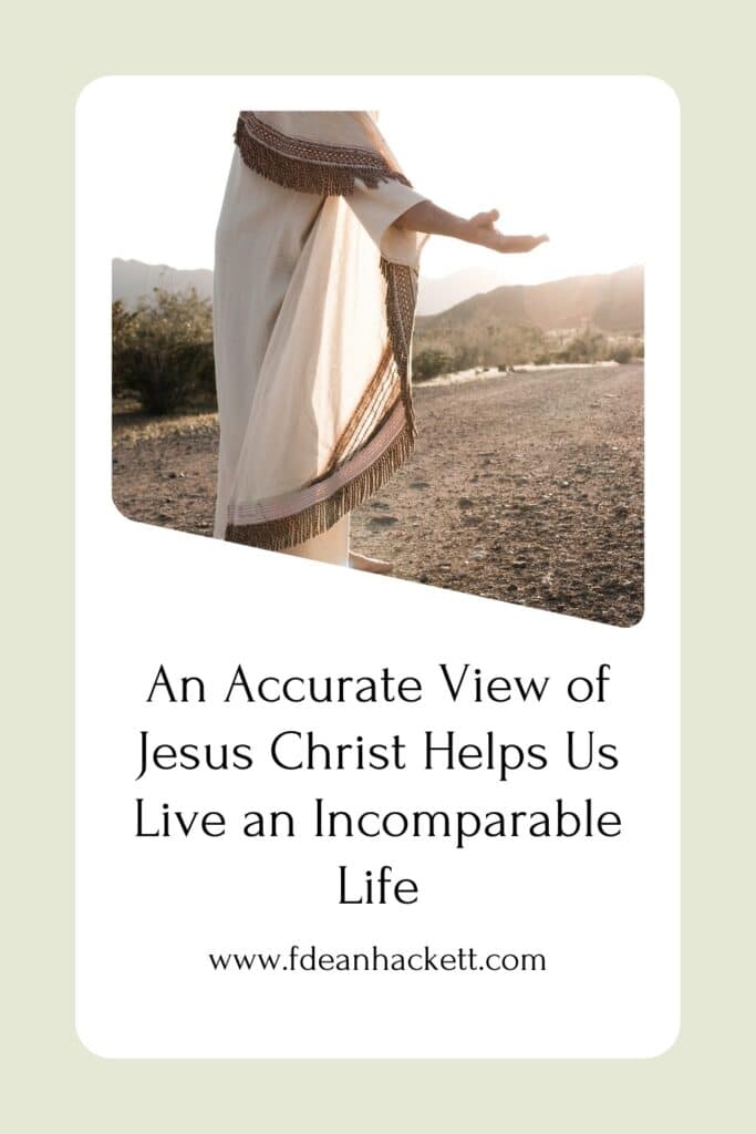 Jesus stretched out hand