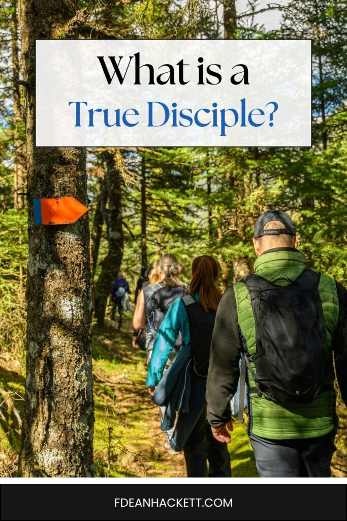 people on a trail learning what is a true disciple