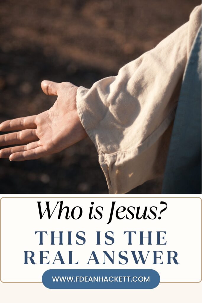 Who is Jesus - a picture of Jesus' hand