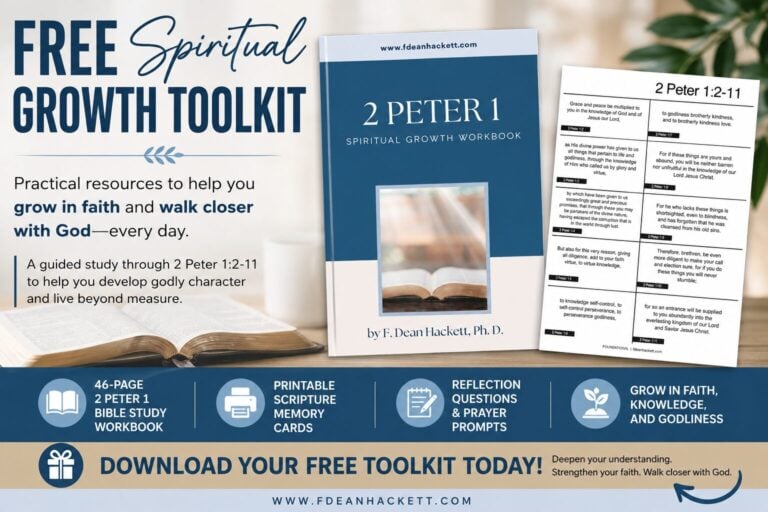 Spiritual Growth Workbook + Scripture Memory Cards – FREE PDF DOWNLOAD